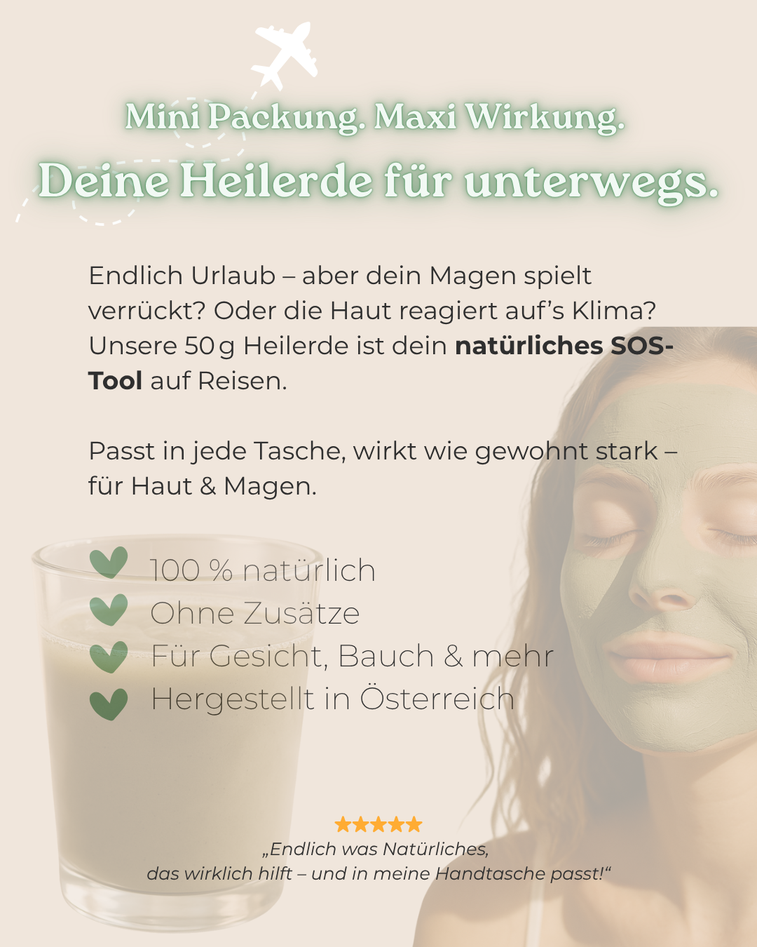 Reise-Set 3 x Heilerde 50g