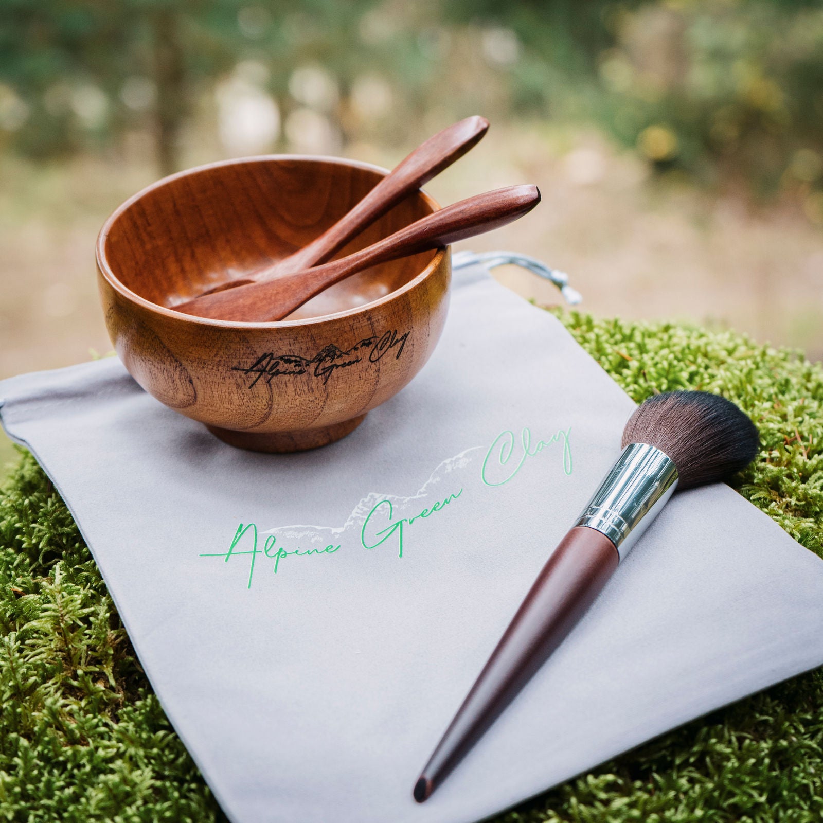 Masken Set für Heilerde Alpine Green Clay